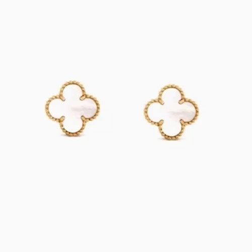 Golden Petal Mini Studs