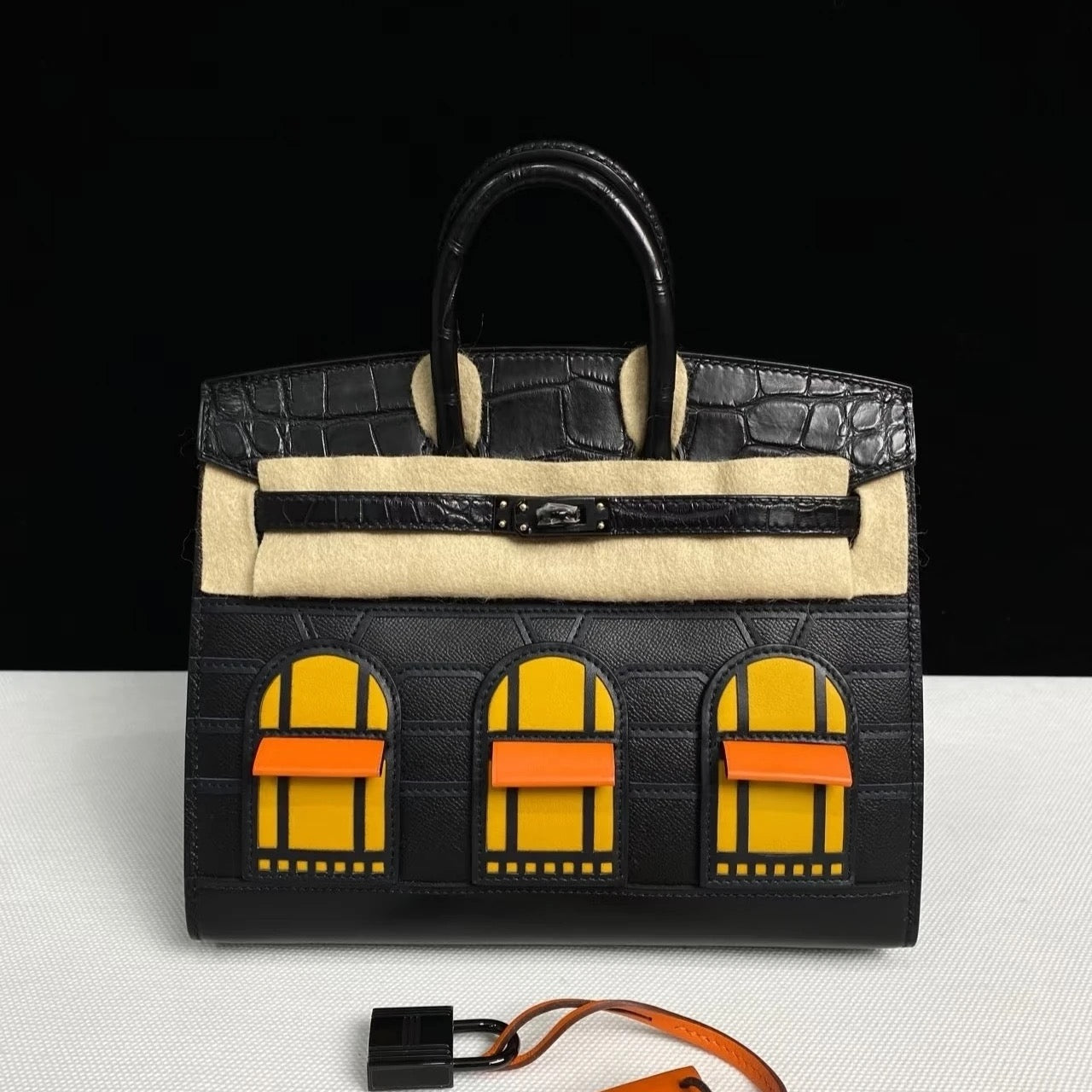 Parisian Elegance Leather Tot