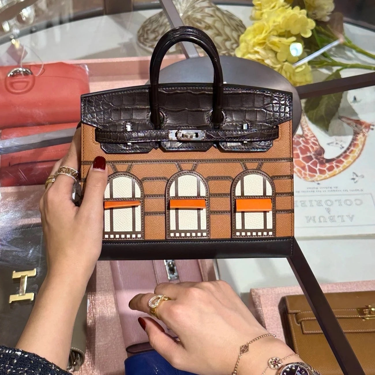 Parisian Elegance Leather Tot
