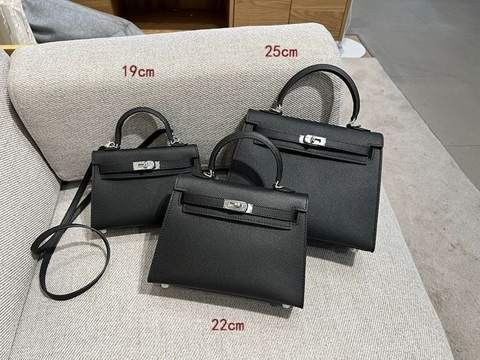 Grace Leather Top-Handle Bag