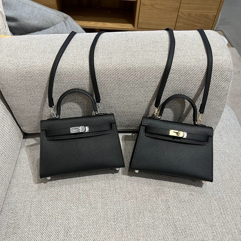 Grace Leather Top-Handle Bag